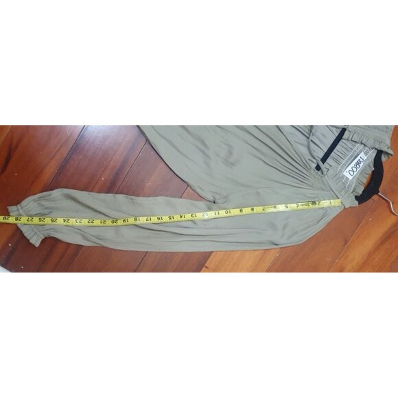 TaROO Aurelie Pleated Soft Mini Dress Olive Size S - Picture 13 of 14